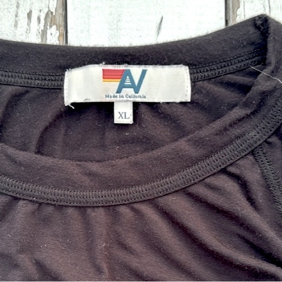 Aviator Nation Cropped Black Logo Tee - Picture 6 of 6